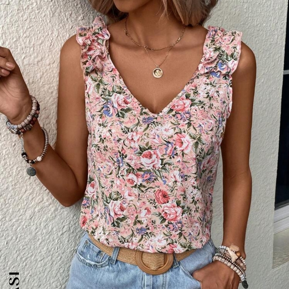 New Woman's flower top